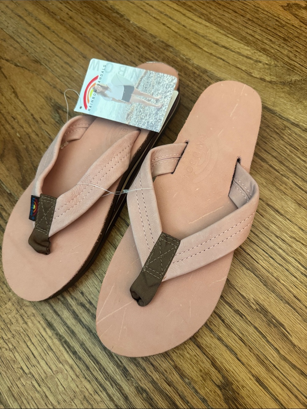 Rainbow Sandals Women's Pink sandal-size 7.5-8.5